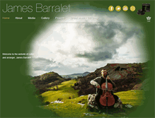 Tablet Screenshot of jamesbarralet.com